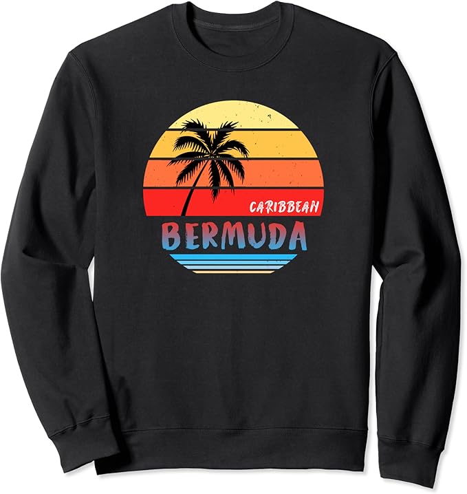 Caribbean Bermuda Sweatshirt Clothing, Shoes & Jewelry